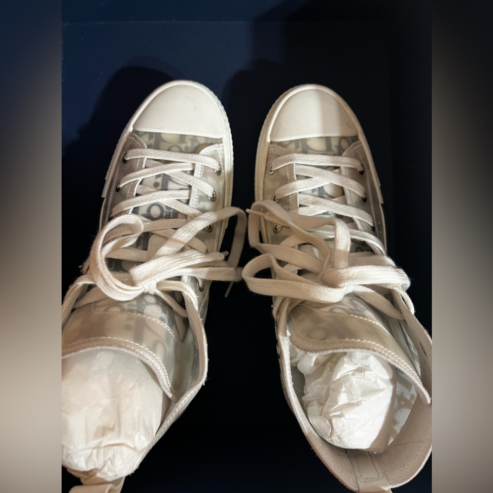 DIOR B23 MULTICOLORED HIGHTOP SNEAKERS - Picture 3 of 7